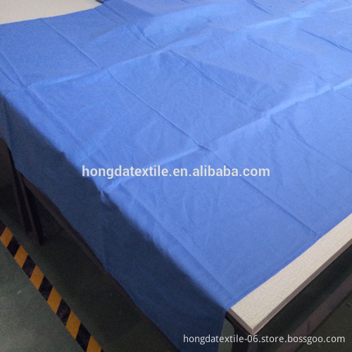 Cotton 100% Royal blue hospital bed sheet with chlorine fastness